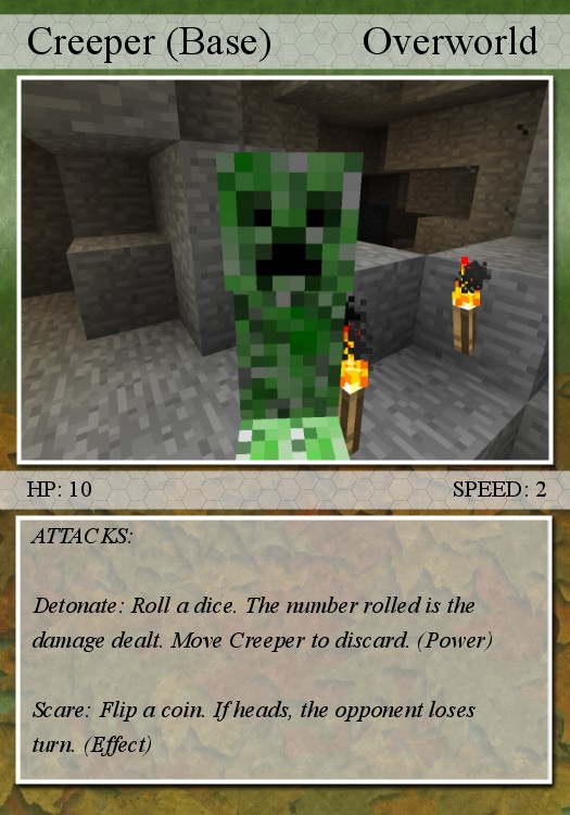 The Creeper card